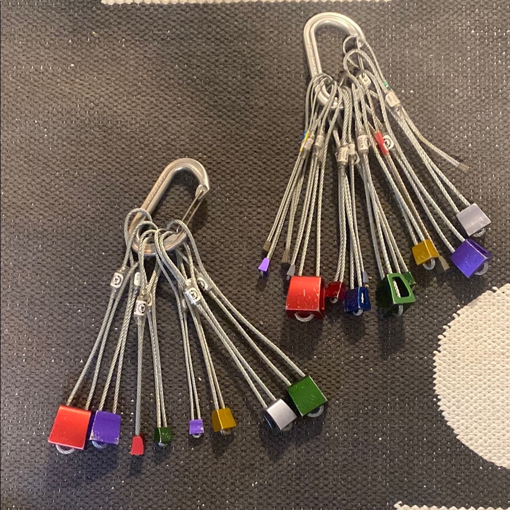 Colorful Climbing Gear Set